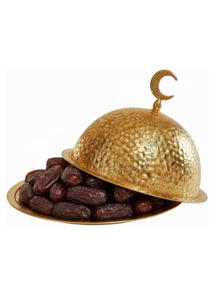 طبق تقديم مع غطاء قبة ومقبض على شكل هلال لرمضان - Image 2